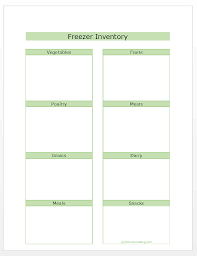 If you are looking for a freezer inventory software freezerpro addresses all your needs. Inventory List For Freezer Joyful Homemaking