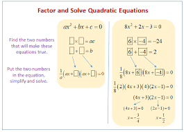 solving quadratic equations worksheets