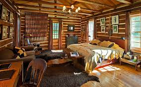 hd wallpaper log cabin bedroom suite