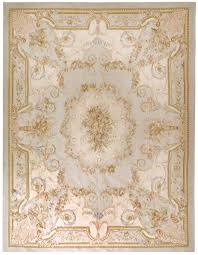 hand woven wool french aubusson flat