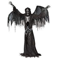 Here you can find animated and static props and other hallween decor items for haunts of all shapes and sizes. Angel Of Death Life Size Animated Halloween Prop Walmart Com Walmart Com