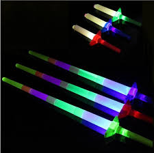 2020 4 Section Extendable Led Colorful Flashing Glow Sword Kids Toy Flashing Light Up Stick Concert Party Props Bar From Homesicker 1 33 Dhgate Com