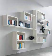 modern wall mounted bookshelves