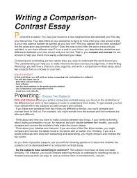 compare contrast essay high school university 