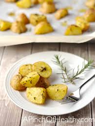 garlic rosemary roasted potatoes a