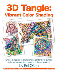 3d Tangle Vibrant Color Shading
