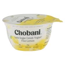 chobani yogurt greek less sugar low