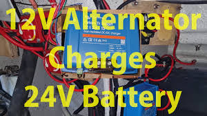 charging a 24v lithium battery from a