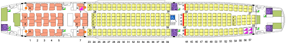 qantas a330 200 seat map
