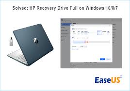 hp recovery drive full on windows 10
