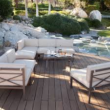Aluminum Sectional Sofa Set