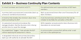 business continuity planning framework