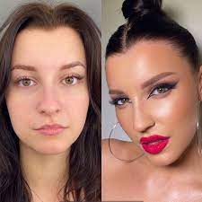 after makeup transformations