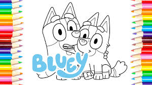 You can print or color them online at getdrawings.com for absolutely free. Bluey And Bingo Coloring Video Learning For Kids Youtube