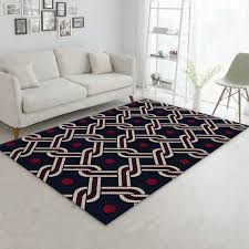 hermes polka dot pattern area rug