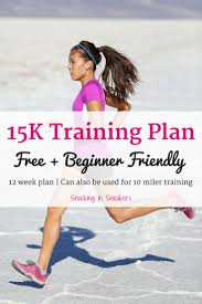 15k training plan for beginners