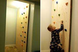 diy kid s climbing wall at home with