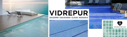 Vidrepur Colours Glass Pool Tiles 25mm