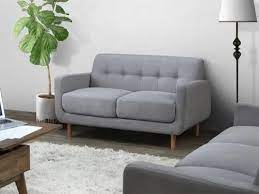 Wooden Modern 2 Seater Sofa Living