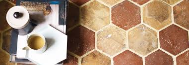 reclaimed terracotta floor tiles