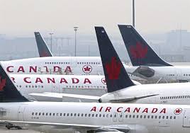 Air Canada airplanes