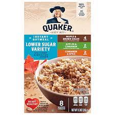 quaker oatmeal variety instant oats hot