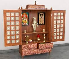 pooja room designs in wood