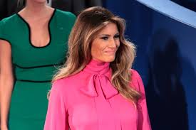 Melania Trump Wore a Pussy Bow Blouse at Sunday s Debate.
