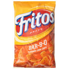fritos corn chips bar b q flavored
