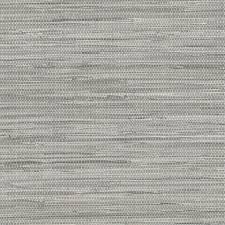 Grey Faux Grasscloth Wallpaper