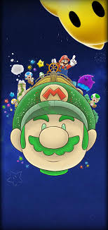 This wallpaper has been downloaded 10315 times. Super Mario Galaxy By Lawrendoll Galaxy S10 Hole Punch Wallpaper