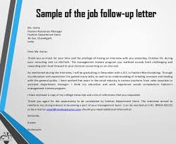 11 Sample Follow Up Letters Writing Letters Formats