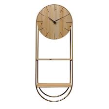 Winwinky Rustic Wood Wall Clock And