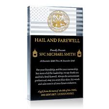 farewell military retirement gift