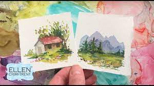 Easy Watercolor Tutorial Landscape