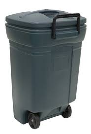 45 Gallon Outdoor Waste Garbage Bin