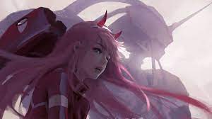 Check out this fantastic collection of zero two wallpapers, with 53 zero two background images for your desktop, phone or tablet. Darling In The Franxx Zero Two Hiro Zero Two With Giantman Hd Anime Wallpapers Hd Wallpapers Id 39103