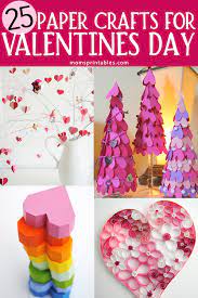 25 paper crafts for valentines day
