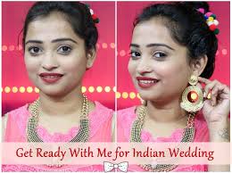 get ready with me for indian wedding