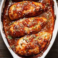 Pin to save for later! Baked Chicken Breasts With Sticky Honey Sriracha Sauce Eatwell101