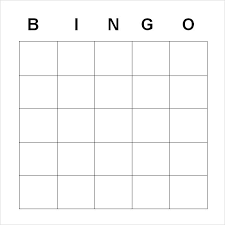 Free 8 Blank Bingo Samples In Pdf Word