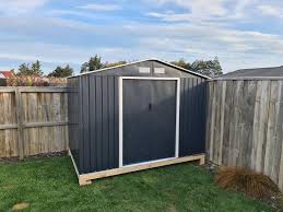 garden shed 9 x 6ft cold grey