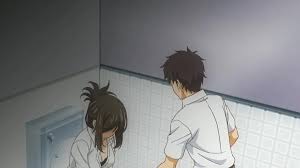 Hentai Teacher Pees in Toilet 