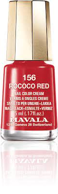 rococo red mini color nail polish