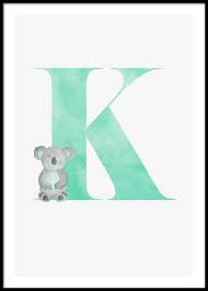 Alphabet K Poster