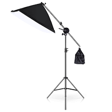 Hot Discount C407b0 20w Led Continuous Lighting Studio Kit Boom Arm 50x70cm Softbox For Photography Lighting And Photo Vedio Shooting Equipment Cicig Co