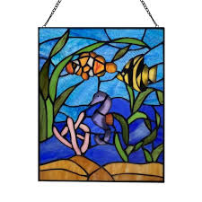 Stained Glass Window Panel 21096