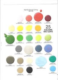 Martha Stewart Paint Color Chart Creativedotmedia Info