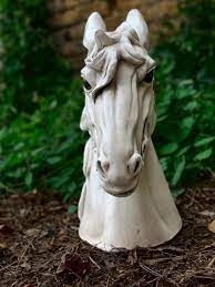 Garden Decorative Horse Head Statue