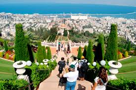 bahai gardens most visited site in